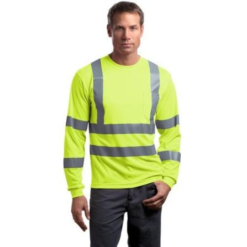 CS409 CornerStone – ANSI 107 Class 3 Long Sleeve Snag-Resistant Reflective T-Shirt