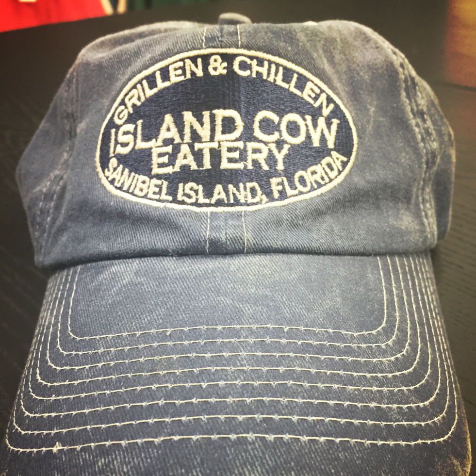 Island Cow hat embroidery