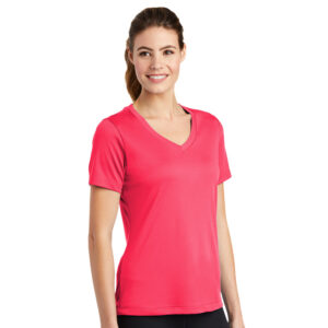LST353 Sport-Tek Ladies PosiCharge Competitor V-Neck Tee