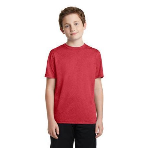 YST360 Sport-Tek Youth Heather Contender Tee